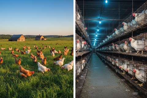 What You're Actually Buying: Pasture Raised Chicken vs. Factory Farmed
